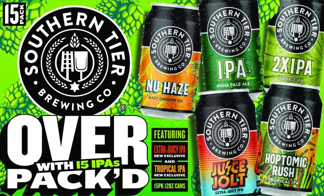 The new Overpack'd is here! That's right your favorite variety pack from @so@stbcbeer is bursting with flavor like never before. The new Overpack'd is pack'd full of 15 IPAs with 5 unique styles. Check out this killer new lineup:

Nu Haze: Hazy IPA
IPA: American IPA
2XIPA: Double IPA
Juice Jolt: Extra Juicy IPA *Draft and Overpack'd Exclusive*
Hoptomic Rush: Tropical Rush *Overpack'd Exlusive

Snag the new pack by ORDERING NOW on Retailer Portal (link in bio), or by reaching out to your sales rep today.

#bringtheflavor #overpackd #stbcbeer #southerntierbrewingco #southerntier #abv #nuhaze #ipa #2xipa #juicejolt #hoptomicrush #hazyipa #americanipa #doubleipa #juicyipa #exclusivebeers #craftbeer #beer #lknifeandson