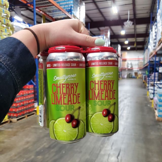 We're wrapping up the month with this classic thirst quencher – Cherry Limeade Sour. Hitting you with big cherry flavor up front followed with subtle lime tartness on the finish. @smuttynosebeer made it for summertime sipping, so don't wait! Talk to your sales rep today or ORDER NOW on Retailer Portal (link in bio) before it's all gone!

#smuttynosebrewing #smuttynosebeer #smuttynose #cherrylimeadesour #cherrylimeade #sourbeer #sour #somethingsmutty #craftbeer #newenglandbeer #NHbeer #drinkcraftbeer #drinkbeer #craftbeer #limitedreleasebeer #limitedrelease #beer #warehousepics #lknifeandson
